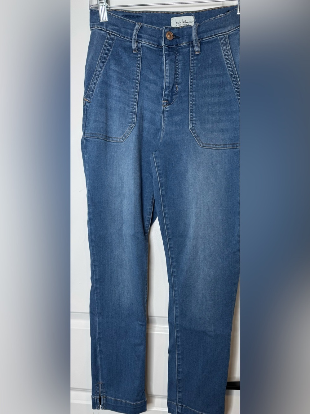 Nicole miller New York Soho High-Rise Ankle Slim Jeans stretch cotton blend sz 8 - Picture 1 of 4